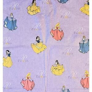 DISNEY Dancing PRINCESSES Sparkle Cotton Fabric 1 + Yard x 45" Springs Creative